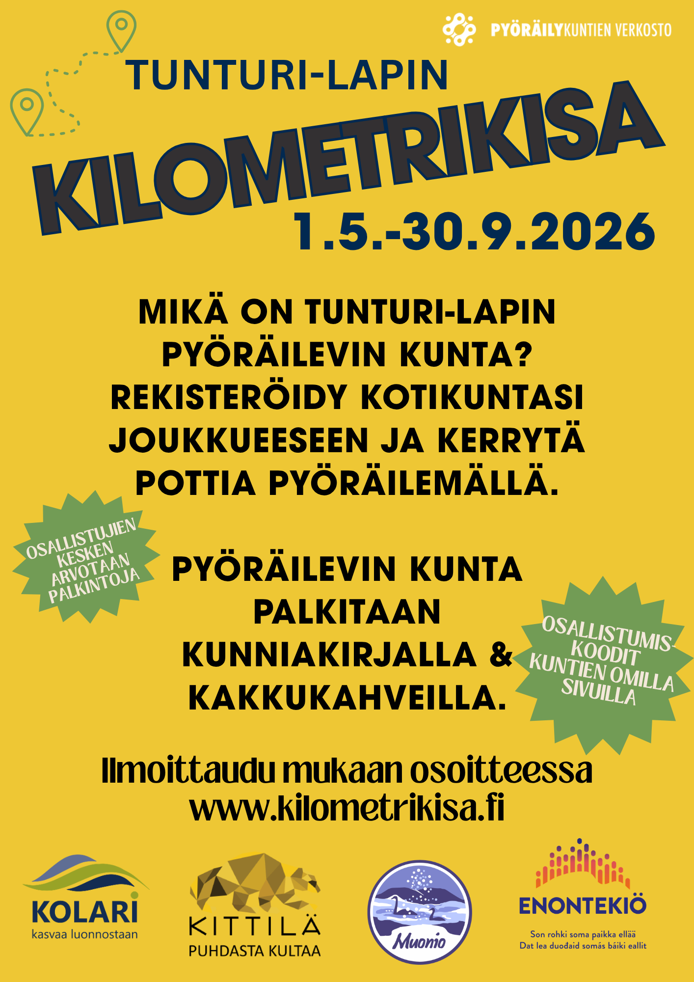 Juliste kilometrikisasta